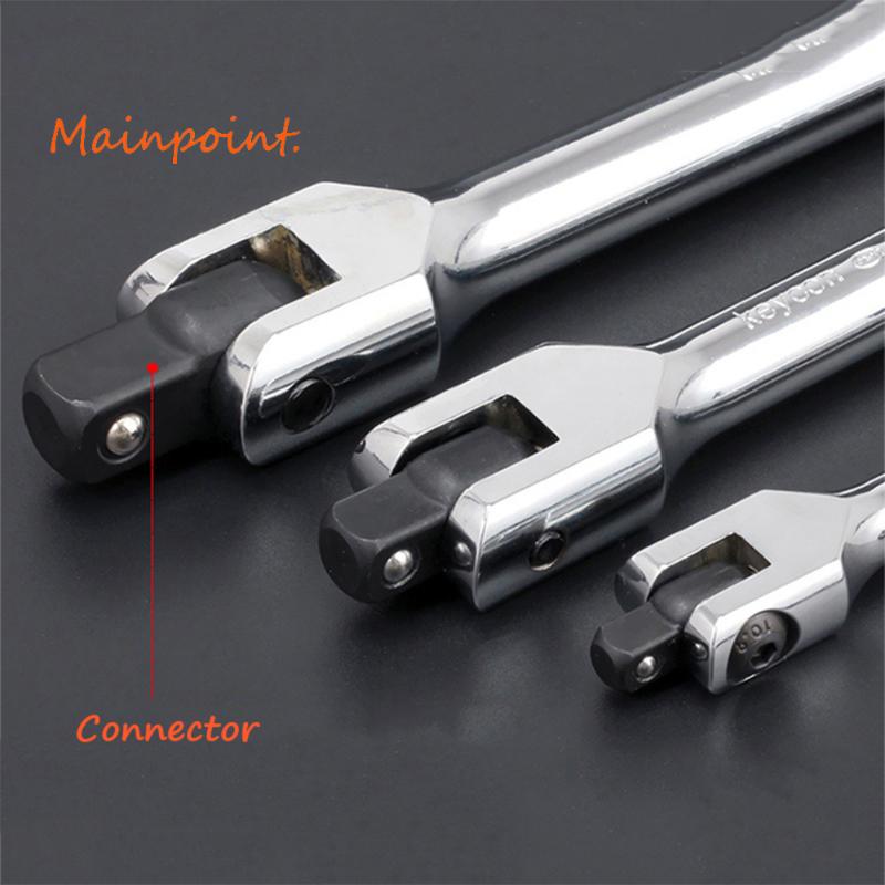 1/2" F-type Universal Socket Wrench CR-MO Afterburner Active Rod Strong Rod Controller Steering Handle Car Repair Hand Tools
1/2" F-type Universal Socket Wrench CR-MO Afterburner Active Rod Strong Rod Controller Steering Handle Car Repair Hand Tools