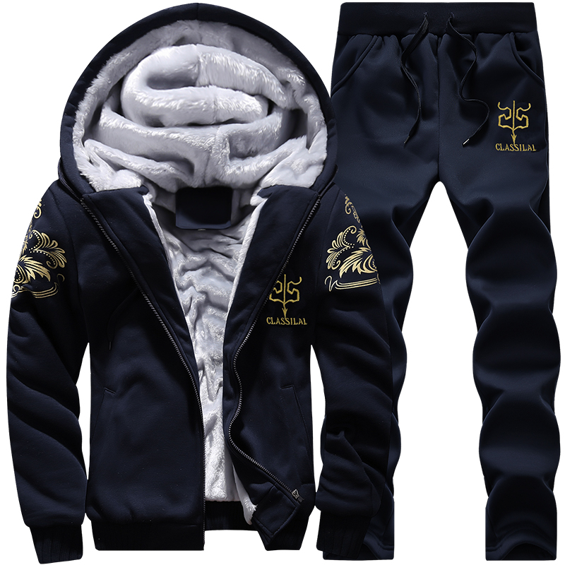 New 2020 Brand 2PCS Winter Thick Velvet Soft Warm Print Sweatshirt Men Set Casual Hoodies Tracksuit Mens Sweat Suits 3XL
New 2020 Brand 2PCS Winter Thick Velvet Soft Warm Print Sweatshirt Men Set Casual Hoodies Tracksuit Mens Sweat Suits 3XL