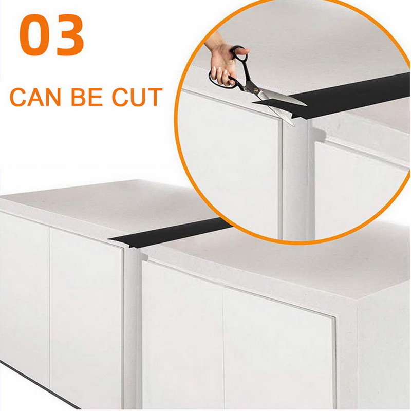 Kitchen Tools Silicone Stove Gap Cover Heat Resistant Oven Gap Filler Seal Between Counter Stovetop Oven Easy Clean Gaps Cover
