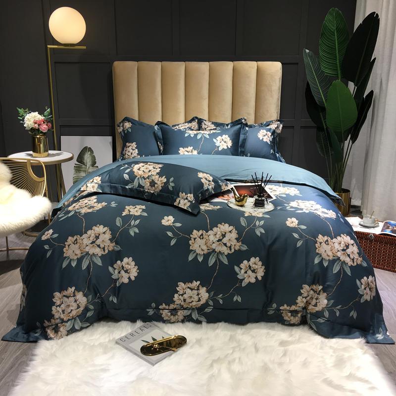 45 Shabby Floral Navy Grey Duvet Cover set 600TC Egyptian Cotton Satin Bedding set Bed sheet Pillowcases Queen King size 4pcs, Color 11
45 Shabby Floral Navy Grey Duvet Cover set 600TC Egyptian Cotton Satin Bedding set Bed sheet Pillowcases Queen King size 4pcs, Color 11