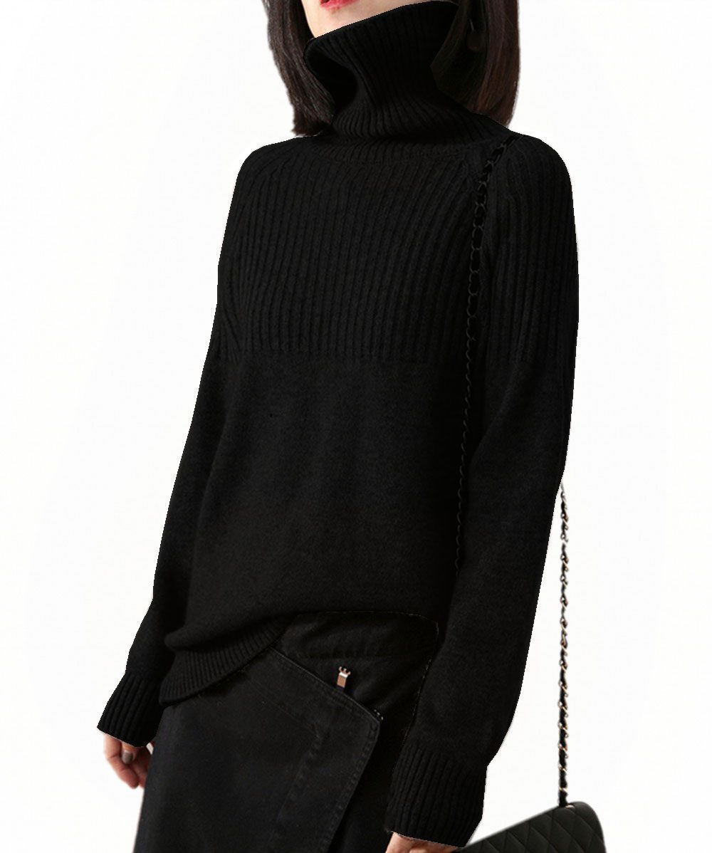 Tailor Sheep Cashmere sweater women long-sleeved thickening pullover loose oversize turtleneck sweater female warm wool tops CX200810