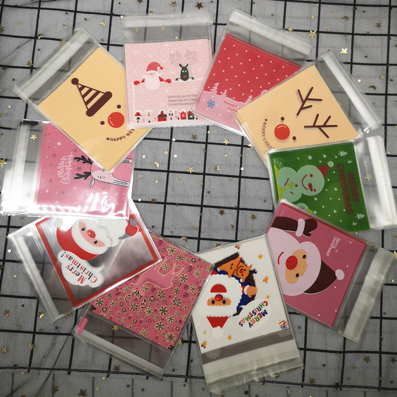 50/100pcs Cookie Gift Bags 10x10cm Christmas Santa Claus Snowman Cookie Plastic Packaging Bags Party Wedding Candy Bag
50/100pcs Cookie Gift Bags 10x10cm Christmas Santa Claus Snowman Cookie Plastic Packaging Bags Party Wedding Candy Bag