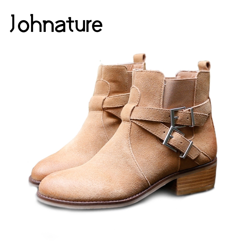 Johnature Retro Genuine Leather 2020 New Autumn Women Shoes Platform Boots Pointed Toe Sewing Buckle Strap Handmade Ankle Boots, Wine red
Johnature Retro Genuine Leather 2020 New Autumn Women Shoes Platform Boots Pointed Toe Sewing Buckle Strap Handmade Ankle Boots, Wine red