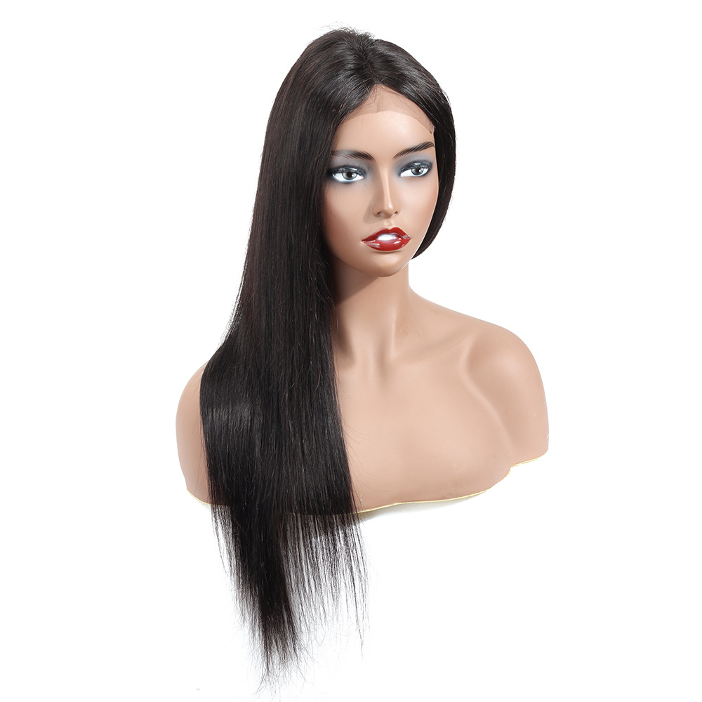 Deep Wave Human Hair Lace Front Wigs Water Wave 8inch-24inch 150% Density Brazilian No-Remy Straight Hair Lace Frontal Wig Pre Plucked