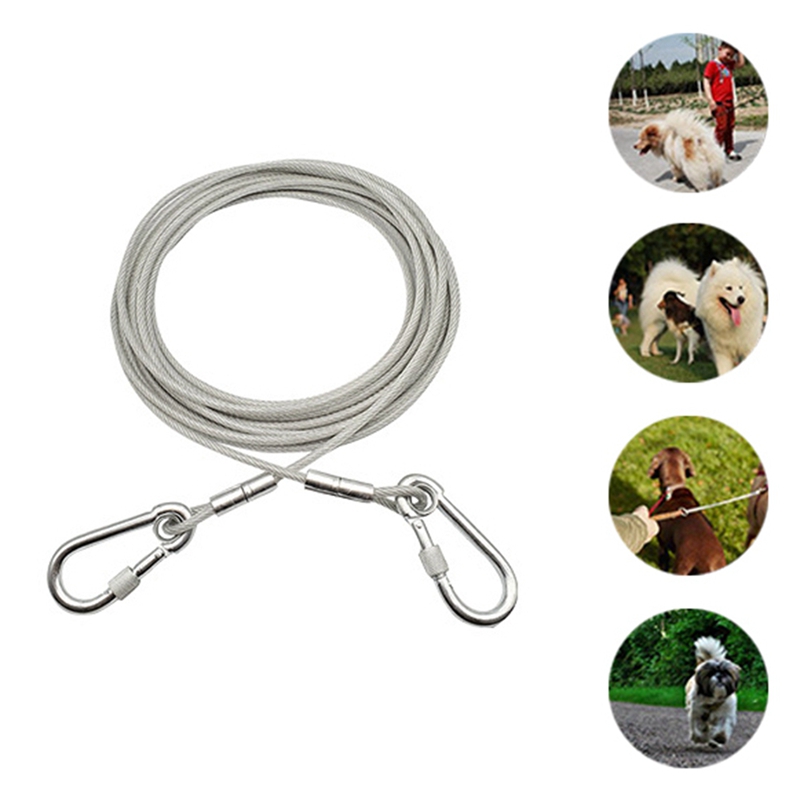 20/30ft Gold Metal Dog Leash Slip Collar Long Pet Walking Leads Dog Mountain Climbing Rope Puppy Pet Traction Hot sale
20/30ft Gold Metal Dog Leash Slip Collar Long Pet Walking Leads Dog Mountain Climbing Rope Puppy Pet Traction Hot sale