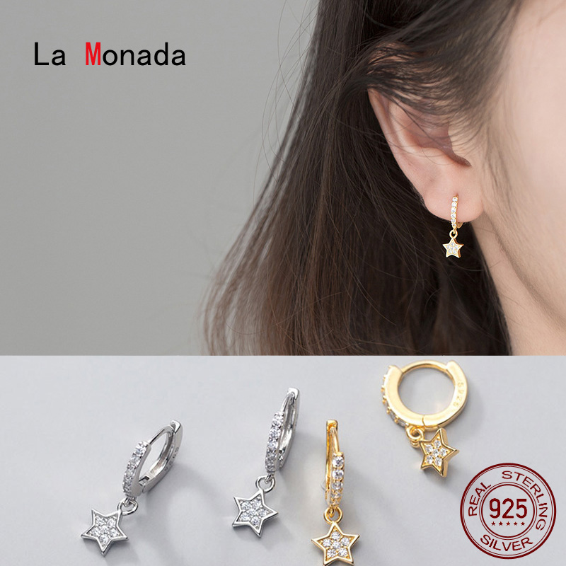 La Monada Pentagram Charm Hoop Earrings For Women Silver 925 Minimalist Fine Women Earrings Jewelry Hoop 925 Silver
La Monada Pentagram Charm Hoop Earrings For Women Silver 925 Minimalist Fine Women Earrings Jewelry Hoop 925 Silver
