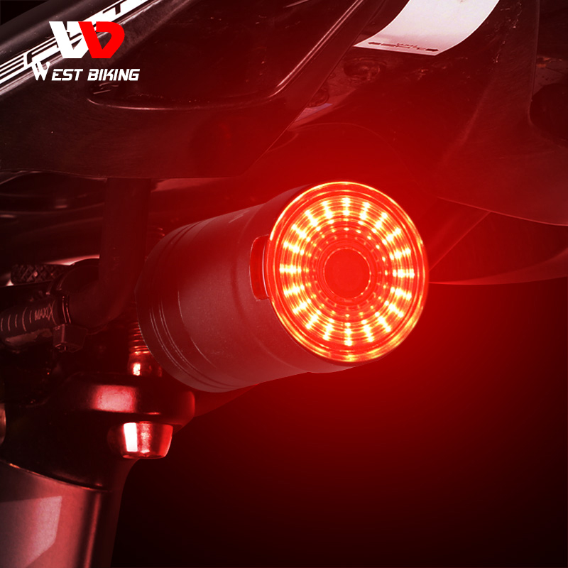 West Biking Smart Sensing Bike Brake Light IPx6 Waterproof Led Bicycle Rear Light Usb Charging Bike Tail Accessories
West Biking Smart Sensing Bike Brake Light IPx6 Waterproof Led Bicycle Rear Light Usb Charging Bike Tail Accessories