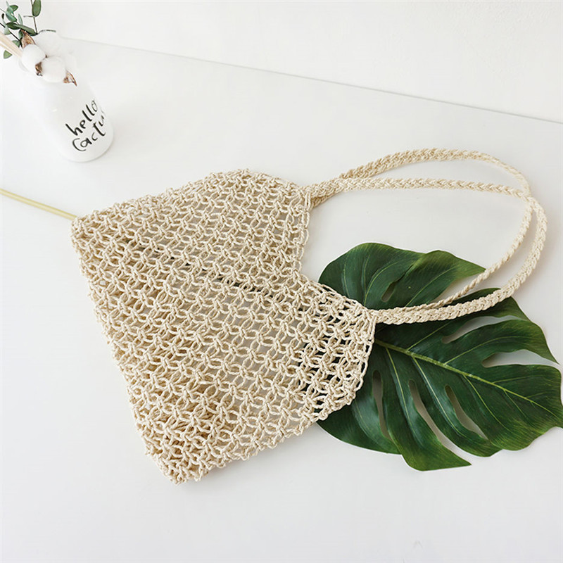 Girl Chic Summer Hollow Straw Shoulder Messenger Bag 2020 Ins Women Holiday Beach Hand-woven Retro Fishing Net Wild Handbag, Brown
Girl Chic Summer Hollow Straw Shoulder Messenger Bag 2020 Ins Women Holiday Beach Hand-woven Retro Fishing Net Wild Handbag, Brown