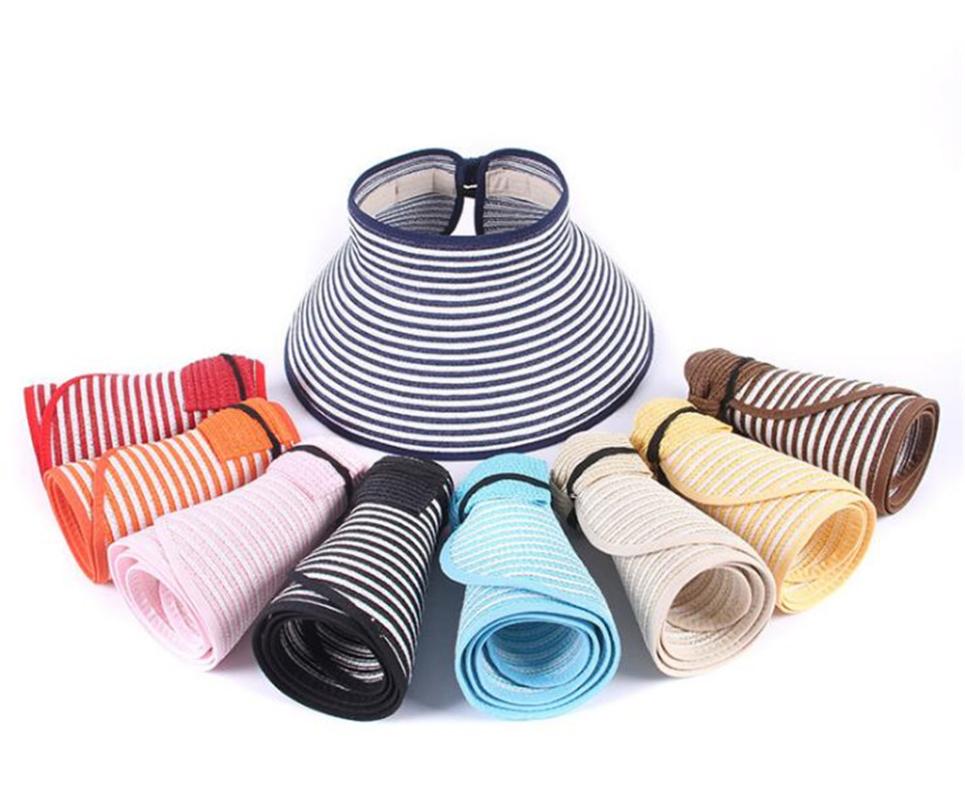Yyun Spring Summer Visor Hat Women Striped Straw Hat Female Sun With Bow Ladies Beach Caps, Red
Yyun Spring Summer Visor Hat Women Striped Straw Hat Female Sun With Bow Ladies Beach Caps, Red