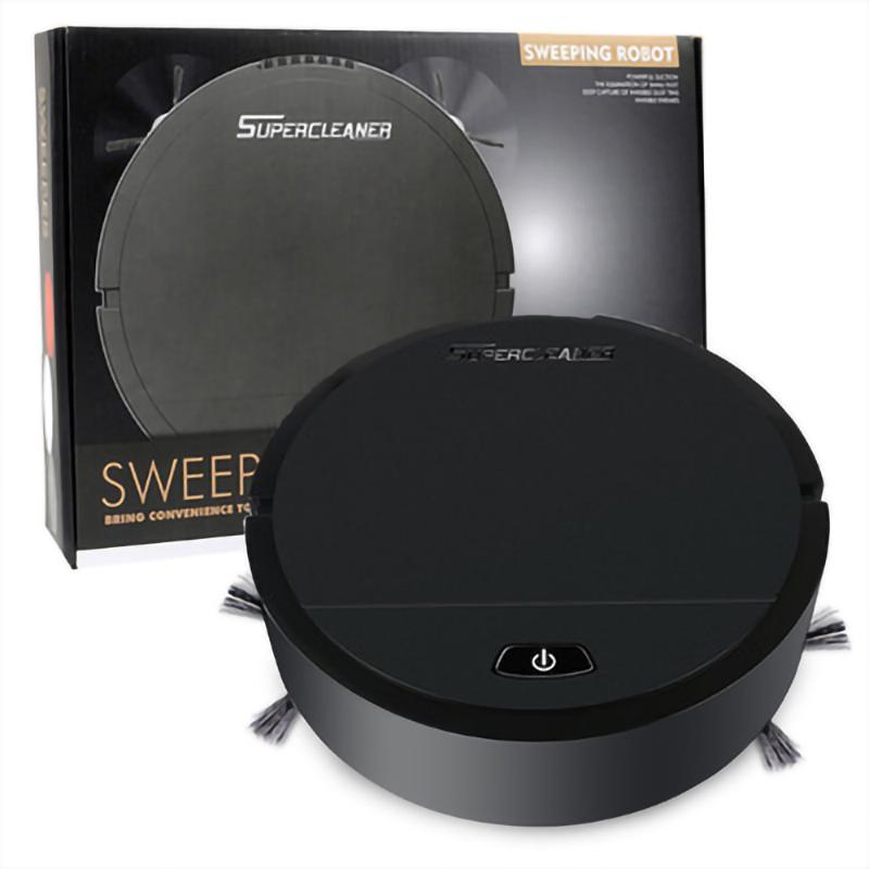 Robot Vacuum Cleaner USB Rechargeable Floor Sweeping Robot Dust Catcher Intelligent Auto-Induction Floor Sweeping