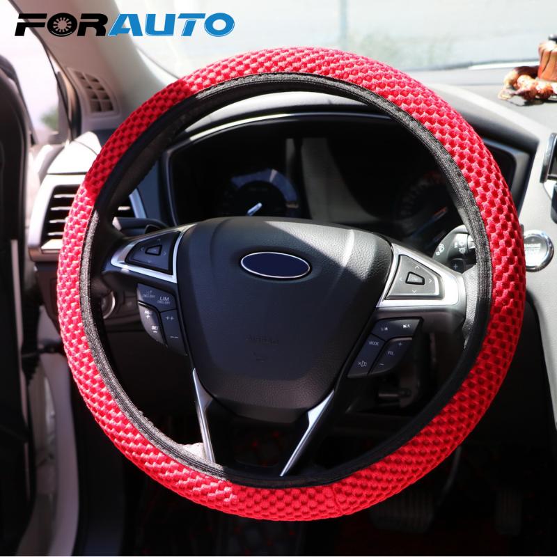 FORAUTO Car Steering Covers Breathability Car Styling Sandwich Fabric Skidproof Steering Wheel Cover Fit For Most Cars
FORAUTO Car Steering Covers Breathability Car Styling Sandwich Fabric Skidproof Steering Wheel Cover Fit For Most Cars