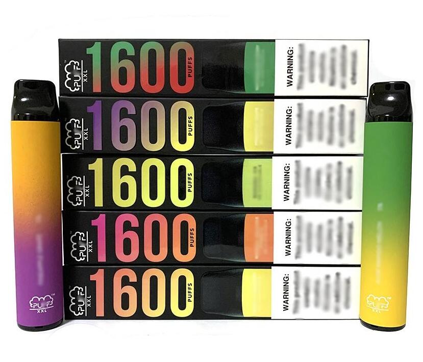 Puff XXL Disposable Vape Pen 1600 Puff Plus Pre Filled Pods Vape Cartridge Puff Bars e cigarette
Puff XXL Disposable Vape Pen 1600 Puff Plus Pre Filled Pods Vape Cartridge Puff Bars e cigarette