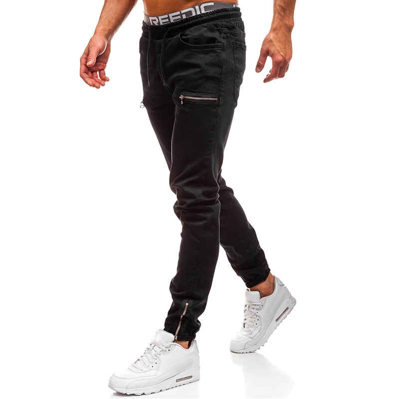 VICABO Men's Fashion Sexy Casual jeans for men black Blue Hole Pants with pocket ropa de hombre 2020 #w MX200814