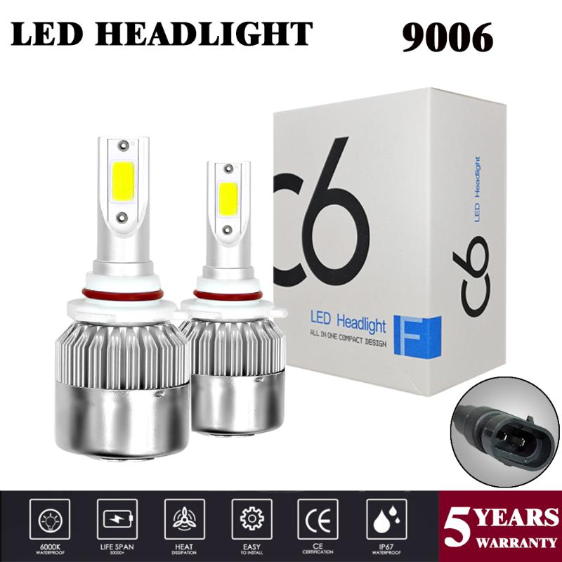 1Pair Headlight Bulbs 9006 COB Car Light LED C6 9006 4 6500K 36W 8000LM Car Hight/Low/Fog Light Styling White LED Bulbs
1Pair Headlight Bulbs 9006 COB Car Light LED C6 9006 4 6500K 36W 8000LM Car Hight/Low/Fog Light Styling White LED Bulbs