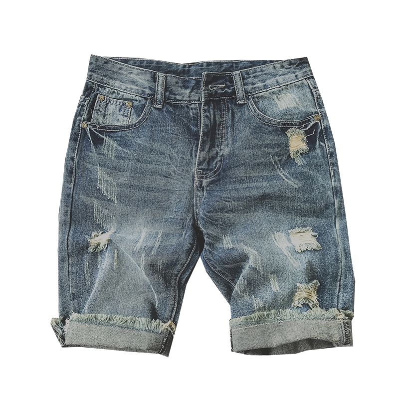 Men Holes Denim Shorts New Summer Men Straight Short jeans High Quality Cotton Blue Denim Shorts Size 34
Men Holes Denim Shorts New Summer Men Straight Short jeans High Quality Cotton Blue Denim Shorts Size 34