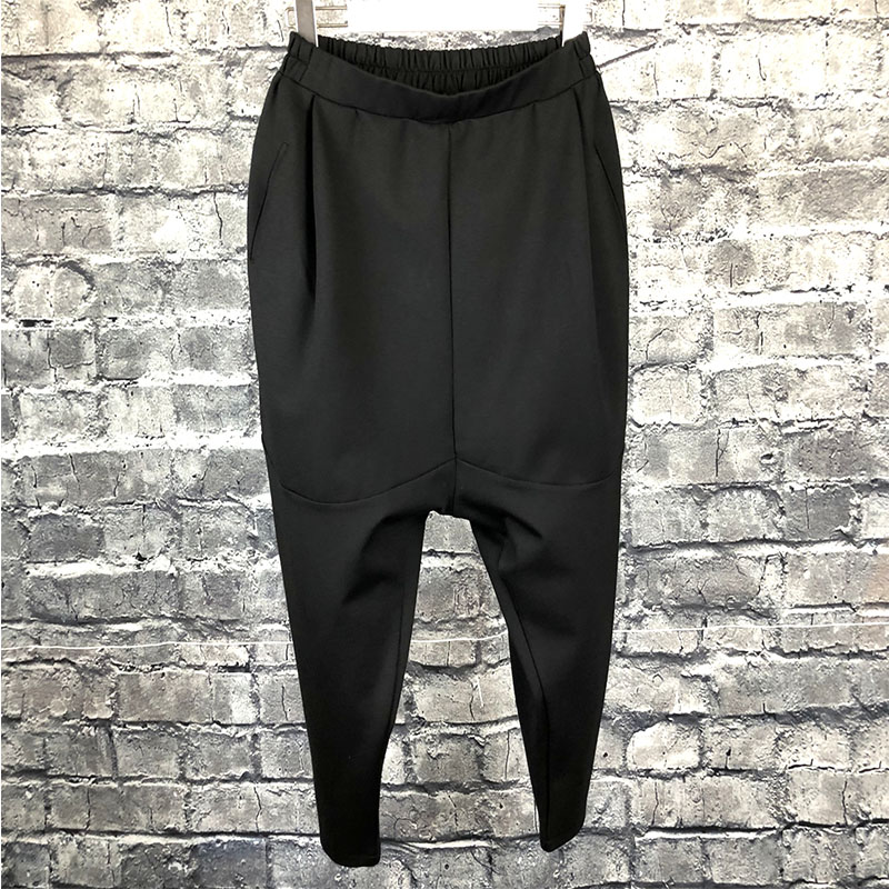 Japanese simple loose feet big crotch pants autumn and winter trendy men' dark stretch thin harem pants pure black casual
Japanese simple loose feet big crotch pants autumn and winter trendy men' dark stretch thin harem pants pure black casual