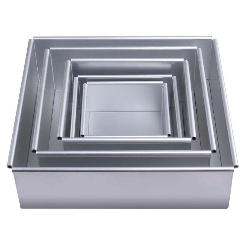 Baking Mold 4/5/6/7/8/9/10/11/12/14 inch Square Open Bottom Cake Mold Aluminum Baking Tool Cake
Baking Mold 4/5/6/7/8/9/10/11/12/14 inch Square Open Bottom Cake Mold Aluminum Baking Tool Cake