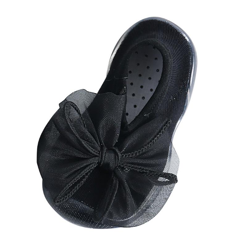First Walkers Toddler Baby Girls Kids Soft Sole Rubber Shoes Socks Children Slipper Stocking Cotton Slip-resistant Thicken