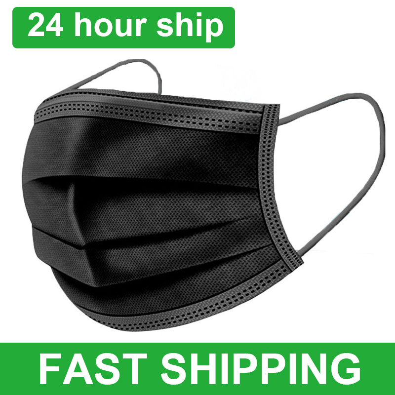 Free Usps 8~10Days Black 3-layer disposable Mask Face Mouth Masks Melt Blown Cloth Disposable Anti-Dust Masks Earloops Mask
Free Usps 8~10Days Black 3-layer disposable Mask Face Mouth Masks Melt Blown Cloth Disposable Anti-Dust Masks Earloops Mask