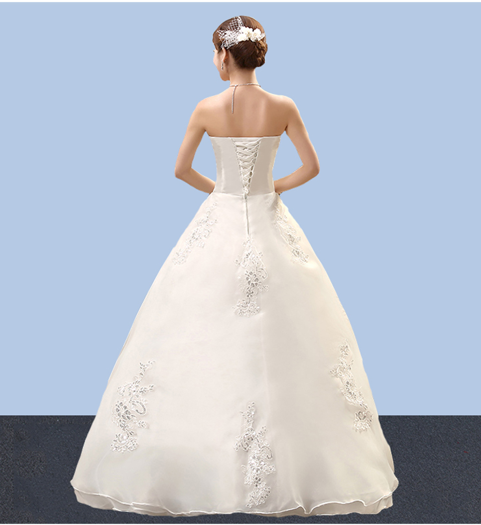 Lace Wedding Dress Real Photo Princess Vintage Bridal Gowns Wed Dress Plus Size Vestidos De Casamento Do Trem Da Corte