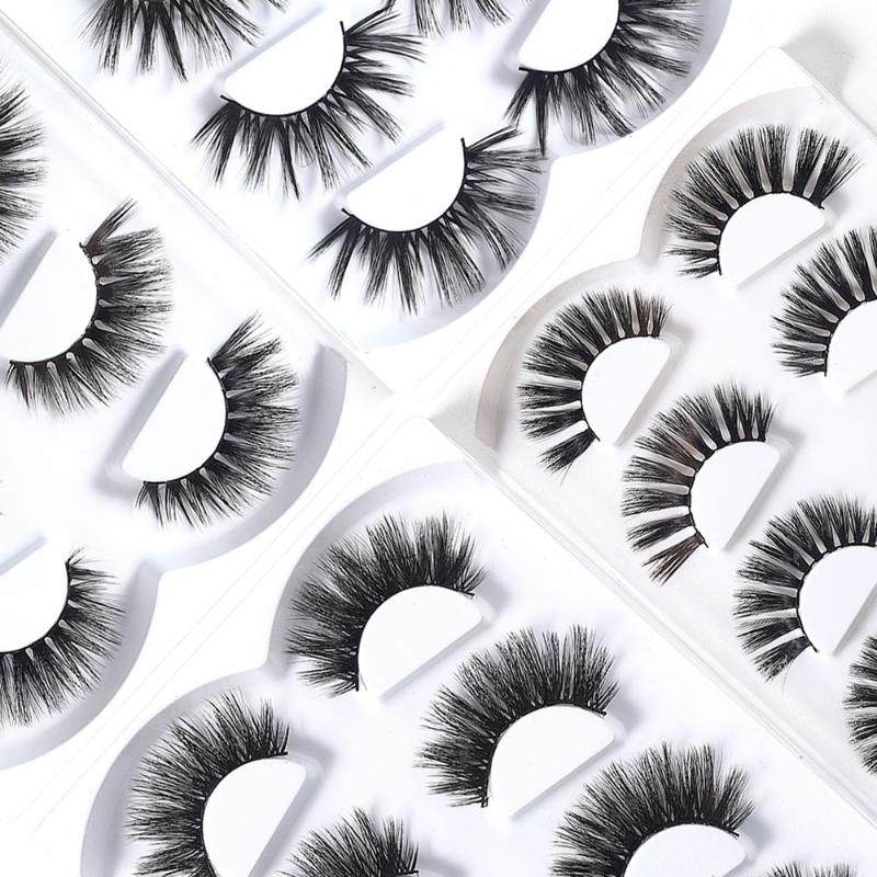 4 Pairs 25mm 3D Mink Hair Eyelashes Fluffy Natural Long Full Wispy Lashes Makeup Fake Lashes False Eyelashes Extension Beauty
4 Pairs 25mm 3D Mink Hair Eyelashes Fluffy Natural Long Full Wispy Lashes Makeup Fake Lashes False Eyelashes Extension Beauty