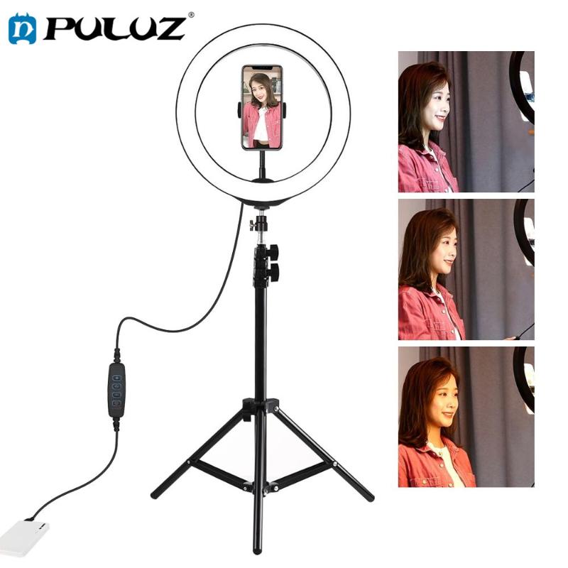 PULUZ 10/12 inch Dimmable LED Selfies Ring Light&Light Stand&Phone Holder Vlogging Photo Video Light for Makeup Live Instagram
PULUZ 10/12 inch Dimmable LED Selfies Ring Light&Light Stand&Phone Holder Vlogging Photo Video Light for Makeup Live Instagram