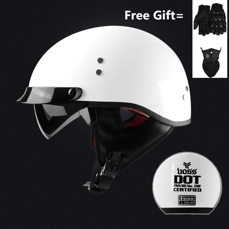 Motorbike Casco Motorcycle Helmet Vintage Moto Helmet 3/4 Open Face Capacete Biker Retro Scooter white gloss to XXL
Motorbike Casco Motorcycle Helmet Vintage Moto Helmet 3/4 Open Face Capacete Biker Retro Scooter white gloss to XXL