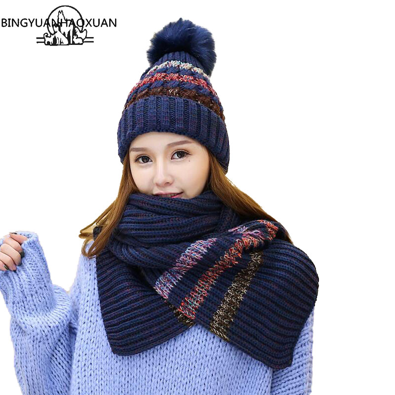 BINGYUANHAOXUAN Fashion Pompoms Women Winter Hat Scarf Set Warm Knitted Caps Scarves Men Female Sets 2Pieces Unisex Hats Scarves, Beige hat
BINGYUANHAOXUAN Fashion Pompoms Women Winter Hat Scarf Set Warm Knitted Caps Scarves Men Female Sets 2Pieces Unisex Hats Scarves, Beige hat