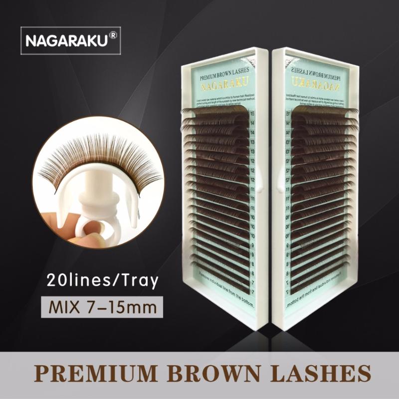 NAGARAKU 3cases 20Rows 7-15Mix Brown False Eyelashes Lashes Mink Colored Eyelash Extension Fake Natural Brown Color Lash
NAGARAKU 3cases 20Rows 7-15Mix Brown False Eyelashes Lashes Mink Colored Eyelash Extension Fake Natural Brown Color Lash