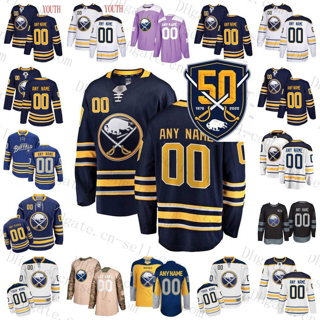 

Custom 5XL Buffalo Sabres Jersey 9 Jack Eichel Sam Reinhart 15 Jack Eichel 53 Jeff Skinner 90 Ryan O'Reilly Hockey Jerseys Men Women Youth, Black;red