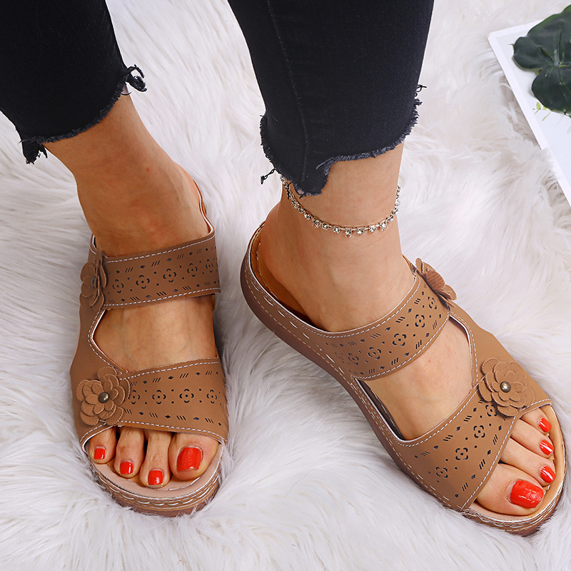 Summer Flip Flops Women Slippers 2020 Floral Wedges Slippers Women Shoes Bohemian Platform Beach Shoes, Purple-red
Summer Flip Flops Women Slippers 2020 Floral Wedges Slippers Women Shoes Bohemian Platform Beach Shoes, Purple-red