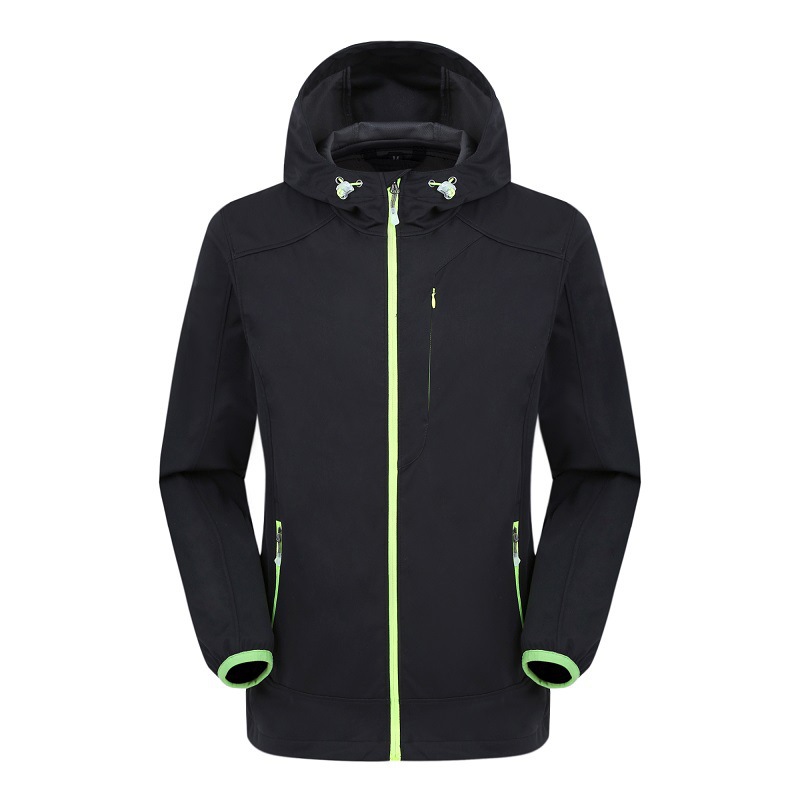 Outdoor Sports Soft Shell Jacket Men Spring And Autumn Thin Breathable Waterproof Coat Cycling Camping jogging Hiking Sportswear, Black
Outdoor Sports Soft Shell Jacket Men Spring And Autumn Thin Breathable Waterproof Coat Cycling Camping jogging Hiking Sportswear, Black