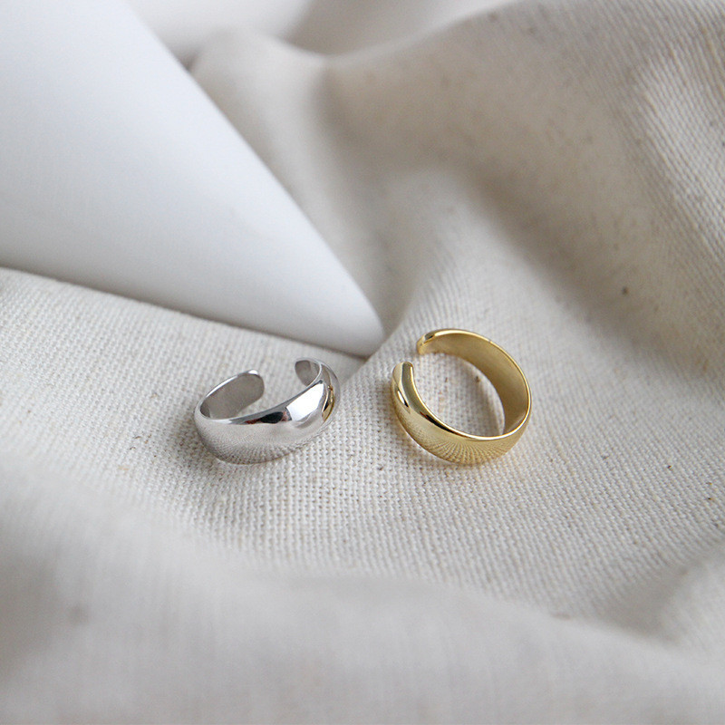 Authentic 925 Sterling Silver Cuff Earrings For Women Fine Jewelry No Ear Piercing Clip Earring Sold By Piece