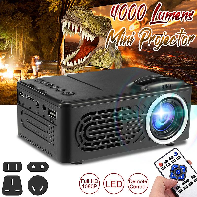 7000 Lumens 1080P HD LED Portable Projector 320x240 Resolution Multimedia Home Cinema Movie Beamer Video Theater
7000 Lumens 1080P HD LED Portable Projector 320x240 Resolution Multimedia Home Cinema Movie Beamer Video Theater