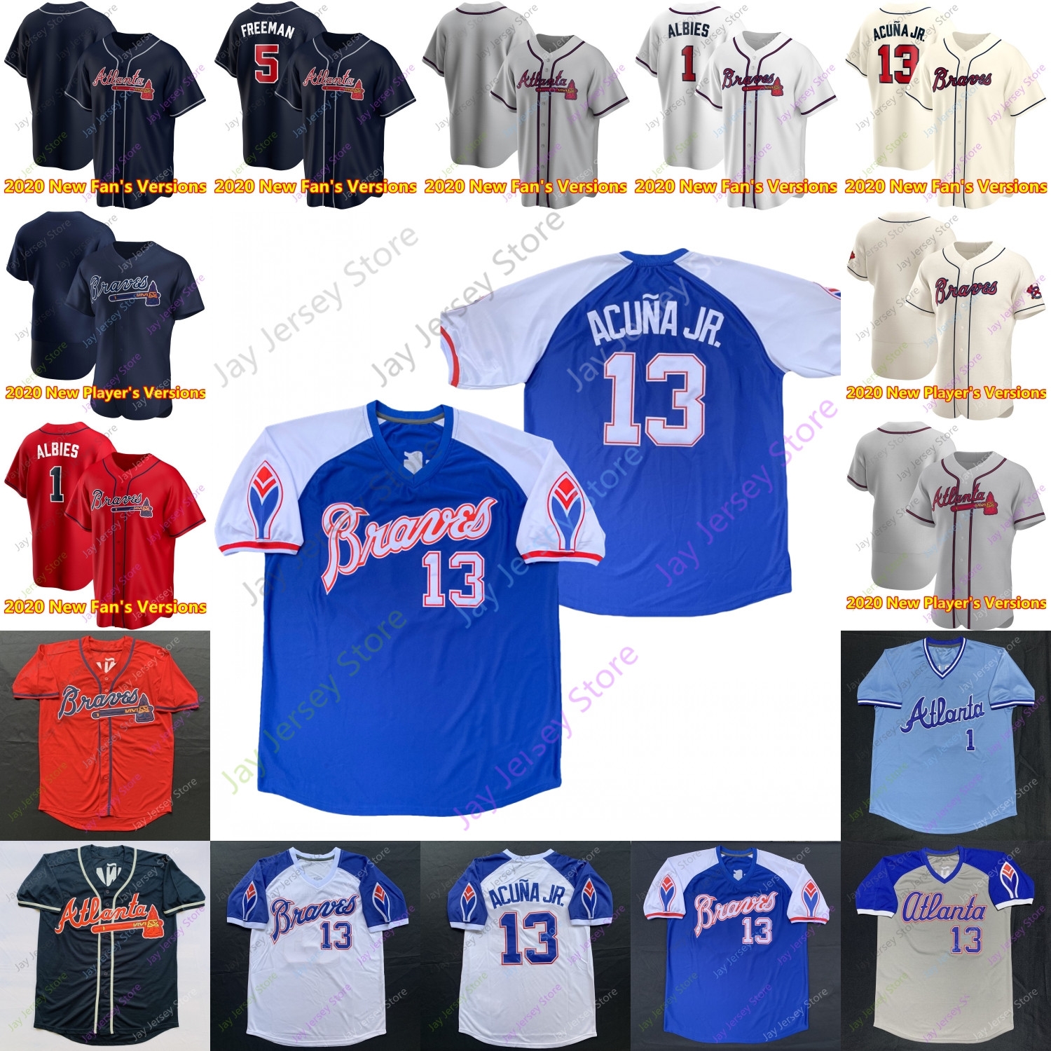 Atlanta Jersey 15 Sean Newcomb 40 Mike Soroka 30 Kyle Wright 36 Mark Melancon 20 Marcell Ozuna 18 Matt Adams 48 Ian Anderson Bryse Wilson, 2020 new fan's versions navy
Atlanta Jersey 15 Sean Newcomb 40 Mike Soroka 30 Kyle Wright 36 Mark Melancon 20 Marcell Ozuna 18 Matt Adams 48 Ian Anderson Bryse Wilson, 2020 new fan's versions navy