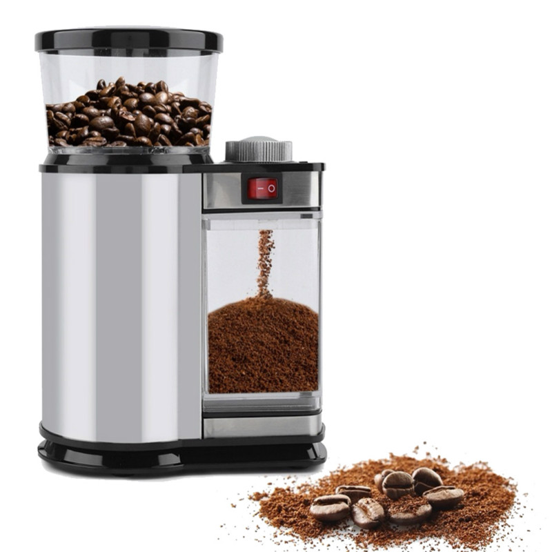 Espresso Coffee Grinder Mill 110V/220V Electric Coffee Bean Mill Italian Bean Grinder 9 Files Adjustable Thickness 120W
Espresso Coffee Grinder Mill 110V/220V Electric Coffee Bean Mill Italian Bean Grinder 9 Files Adjustable Thickness 120W