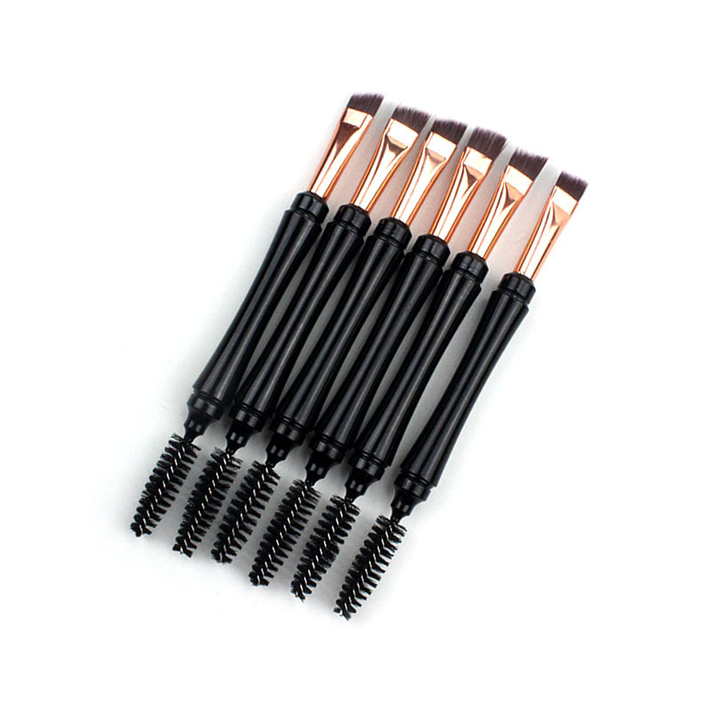14cm Black Plastic Handle Nylon Hair Eye Brush double end Eyebrow Brushes mascara wands With cover
14cm Black Plastic Handle Nylon Hair Eye Brush double end Eyebrow Brushes mascara wands With cover