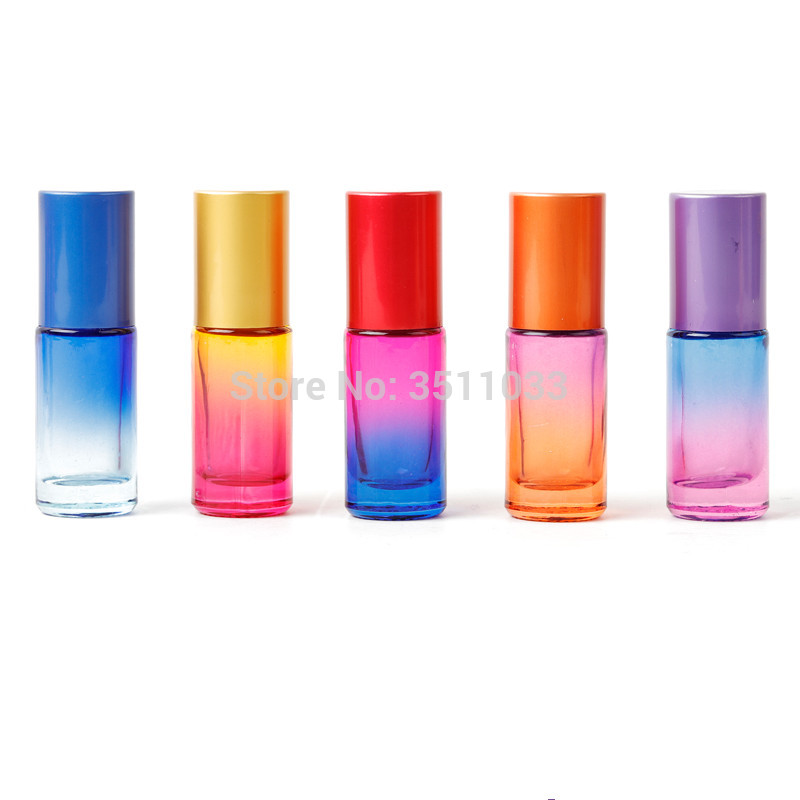 5ml Cosmetic Glass Roll on Bottle with Steel Bead Blue Pink Gradient Essential Oil Bottles , Perfume Oil Roll on Glass Bottles
5ml Cosmetic Glass Roll on Bottle with Steel Bead Blue Pink Gradient Essential Oil Bottles , Perfume Oil Roll on Glass Bottles