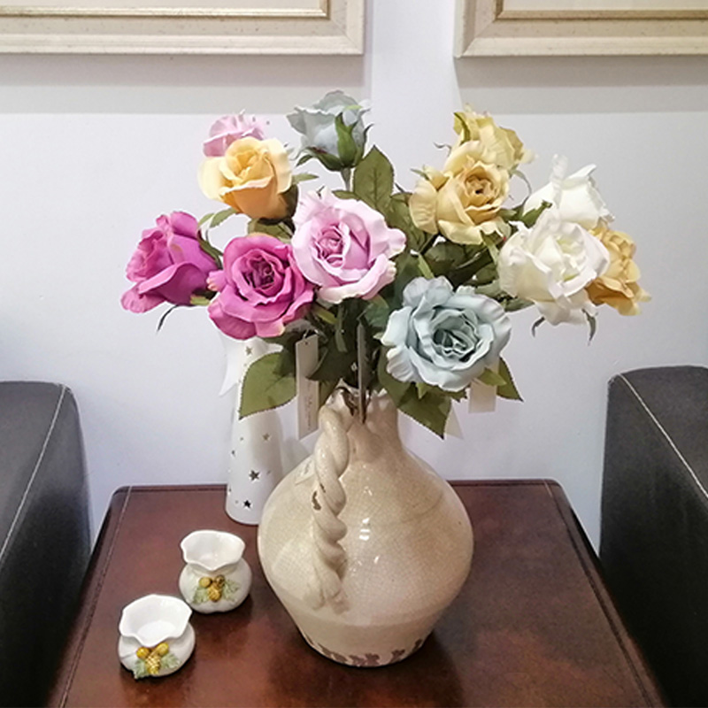 12PCS Autumn Artificial Rose Silk Flowers Elegant DIY Bouquets Fake Flowers for Home Wedding Decoration indoor, Multi
12PCS Autumn Artificial Rose Silk Flowers Elegant DIY Bouquets Fake Flowers for Home Wedding Decoration indoor, Multi
