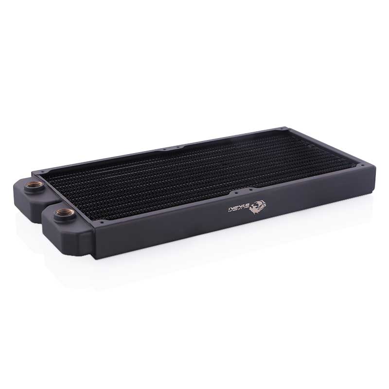 BYKSKI 28mm Thick Copper + Brass 280mm Computer Water Discharge Liquid Heat Exchanger Metal Radiator for 140mm Fans G1/4
BYKSKI 28mm Thick Copper + Brass 280mm Computer Water Discharge Liquid Heat Exchanger Metal Radiator for 140mm Fans G1/4
