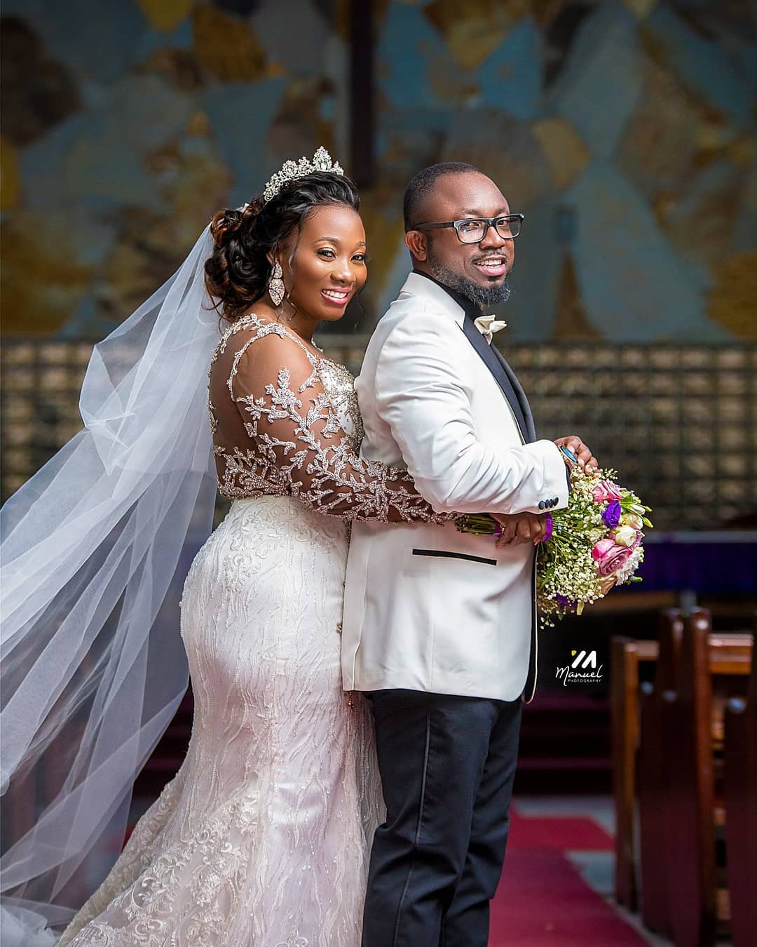 2020 Plus Size Arabic Aso Ebi Luxurious Lace Beaded Wedding Dresses Sheer Neck Mermaid Bridal Dresses Long Sleeves Wedding Gowns ZJ0955