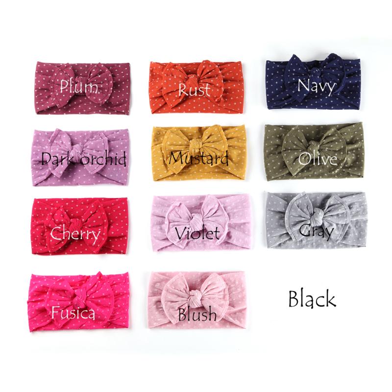 24 pcs/lot , Polka Dot Print Knot Bow Baby Nylon Headbands, Wide Turban Head Wrap Kids Girls Hair Accessory, 12 colors mixed
24 pcs/lot , Polka Dot Print Knot Bow Baby Nylon Headbands, Wide Turban Head Wrap Kids Girls Hair Accessory, 12 colors mixed