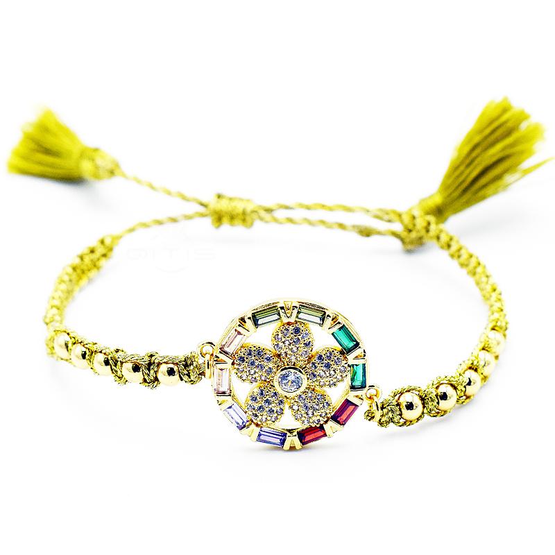 Luxury Rainbow CZ Zircon Flowers Yoga Charms Bracelet Steel Beads Braided Tassel Bracelets & Bangles for Women Jewelry Gift
Luxury Rainbow CZ Zircon Flowers Yoga Charms Bracelet Steel Beads Braided Tassel Bracelets & Bangles for Women Jewelry Gift