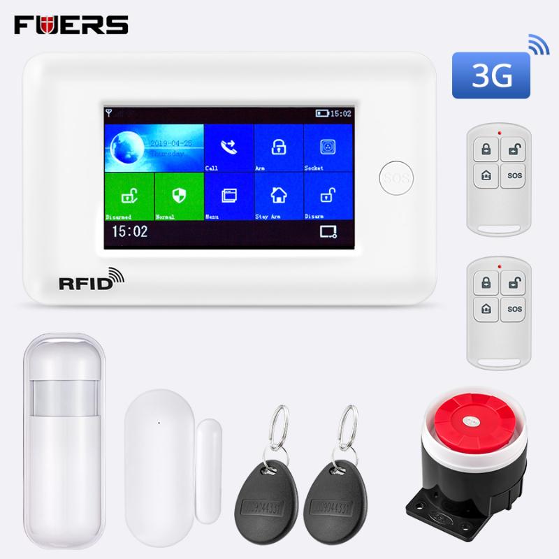 FUERS PG106 2G 3G GPRS WiFi Wireless GSM Smart Home Security Alarm System Intelligent RFID Anti Theft System APP Remote Control
FUERS PG106 2G 3G GPRS WiFi Wireless GSM Smart Home Security Alarm System Intelligent RFID Anti Theft System APP Remote Control