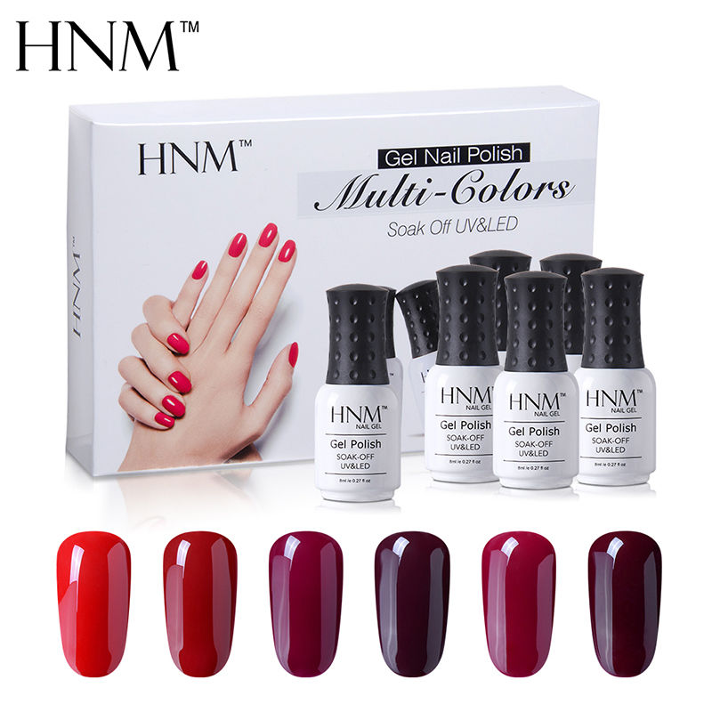 HNM 6pcs/set Pure Color Nail Gel UV LED Lamp Long Lasting Gel Nail Polish Set Hybrid Varnish Paint Gellak Art Kit Gelpolish, Pure color set05
HNM 6pcs/set Pure Color Nail Gel UV LED Lamp Long Lasting Gel Nail Polish Set Hybrid Varnish Paint Gellak Art Kit Gelpolish, Pure color set05