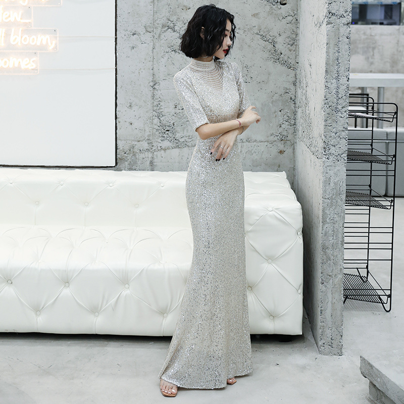 New Bling Mermaid Chinese Sexy Sequins Oriental Party Female Stage Show Qipao Elegant Celebrity Evening Dress Banquet Dresses
New Bling Mermaid Chinese Sexy Sequins Oriental Party Female Stage Show Qipao Elegant Celebrity Evening Dress Banquet Dresses