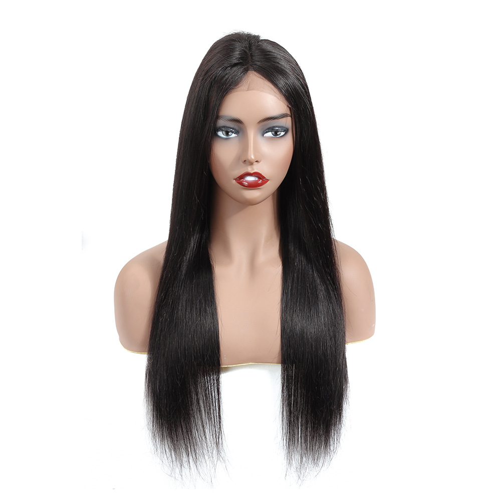 Deep Wave Human Hair Lace Front Wigs Water Wave 8inch-24inch 150% Density Brazilian No-Remy Straight Hair Lace Frontal Wig Pre Plucked