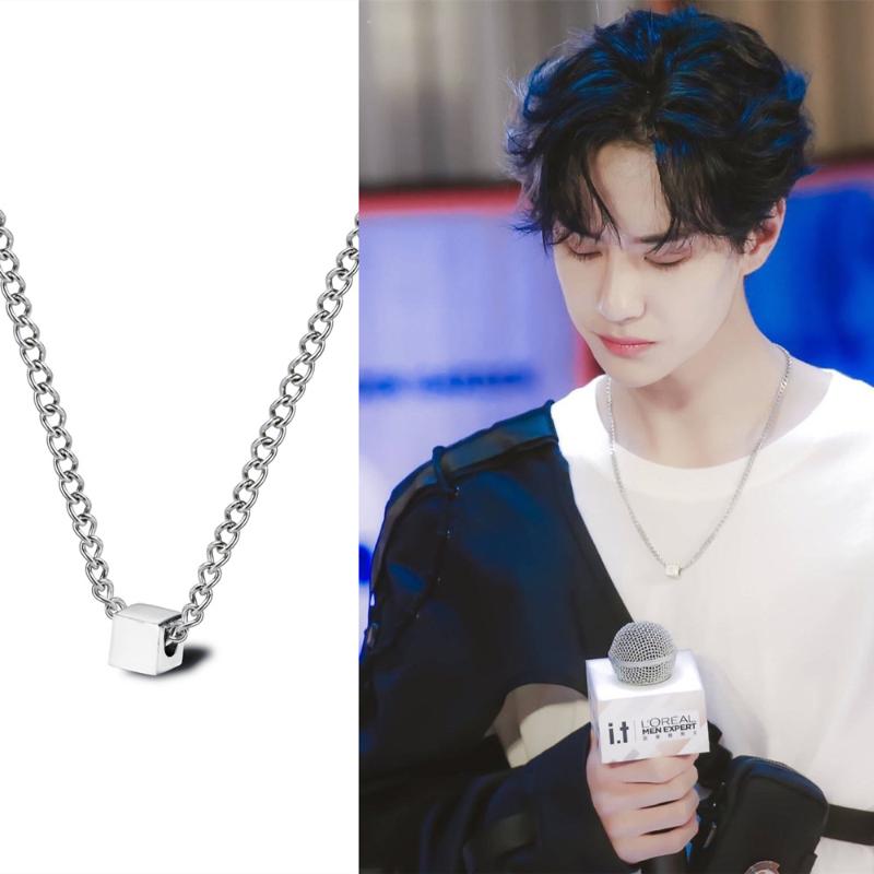 Fashion Geometric Square Cube Pendant Necklace for Men Boy Stainless Steel Chain Link 24Inch Jewelry Punk Cool
Fashion Geometric Square Cube Pendant Necklace for Men Boy Stainless Steel Chain Link 24Inch Jewelry Punk Cool