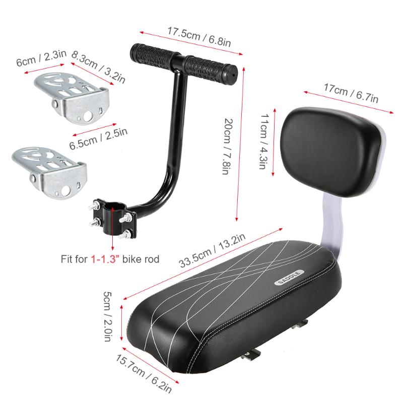 Bike Saddles Saddle Child Seat With Back Rest Bicycle MTB Rear Rack PU Leather Cushion For Cycling Parts
Bike Saddles Saddle Child Seat With Back Rest Bicycle MTB Rear Rack PU Leather Cushion For Cycling Parts