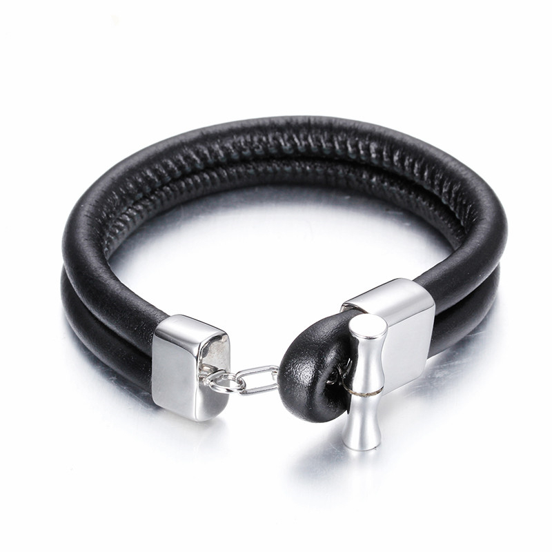 Men's Leather Bracelet Fashion 21cm Stainless Steel Brazil Bamboo Charm Personalised Bracelet Punk Accessories 2020
Men's Leather Bracelet Fashion 21cm Stainless Steel Brazil Bamboo Charm Personalised Bracelet Punk Accessories 2020